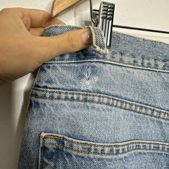 VTG LEVI'S 550 RELAXED STRAIGHT LEG Jeans Men's MEXICO light wash denim 42 X 30 - Picture 6 of 8